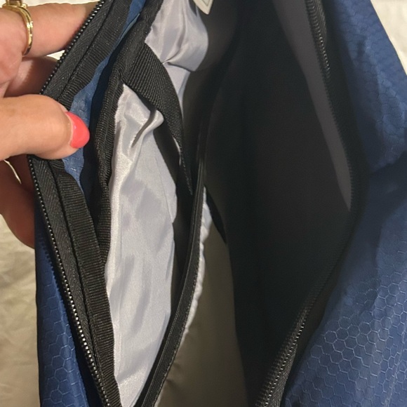 Spring Load Adidas Cross Body Backpack in Blue, Gray, and Orange Black - Picture 5 of 5